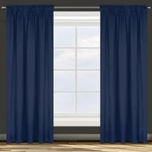 Zasłony - Zasłona PARISA 135 x 270 cm taśma granatowy - miniaturka - grafika 1