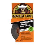 Akcesoria motoryzacyjne - Taśma Gorilla To-Go Duct Czarna 25 mm x 9,14 m - miniaturka - grafika 1