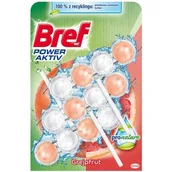 Środki do WC - Bref Zawieszka do WC Active Grapefruit 3x50g Grejpfrut 1389-uniw - miniaturka - grafika 1