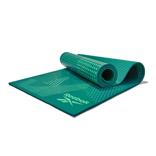 Mata fitness Reebok 7 mm zielona - Maty do ćwiczeń - miniaturka - grafika 1