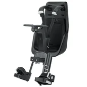 Foteliki rowerowe - Bobike, Fotelik rowerowy Exclusive Mini, grafitowo-czarny - miniaturka - grafika 1