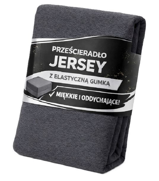 Prześcieradło Z Gumką 90x200 + 25 Cm Boki Miła Bawełna Elastyczna Jersey