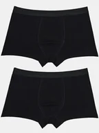 Majtki męskie - Bokserki męskie 2-pak 2XL czarny 2XL - miniaturka - grafika 1