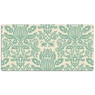 Podkładki na biurko - Duża podkładka na biurko Zielony Adamaszek 120x60cm, Dywanomat - miniaturka - grafika 1