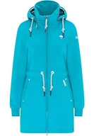 Bluzy damskie - Fumo Bluza damska 34613208-FU01, turkusowa, L, turkusowy, L - miniaturka - grafika 1