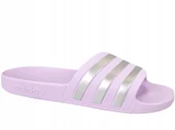 Klapki i japonki damskie - Adidas Adilette Aqua IE8920 Damskie Klapki Basenowe Plażowe Różowe - miniaturka - grafika 1