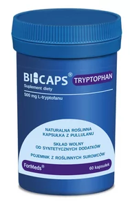 Formeds, Bicaps Tryptophan, Suplement diety na spokojny sen, 60 kaps. - Układ nerwowy - miniaturka - grafika 1