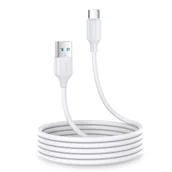 Kable USB - Joyroom kabel do ładowania / transmisji danych USB - USB Typ C 3A 2m biały S-UC027A9 - miniaturka - grafika 1