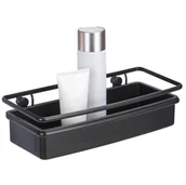 Półki łazienkowe - Czarna półka łazienkowa Wenko Molinella, 30x9 cm - miniaturka - grafika 1