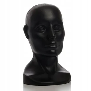 Ekspozytor Na Czapki Głowa Manekiny Czarny E1 - Manekiny wystawowe - miniaturka - grafika 1