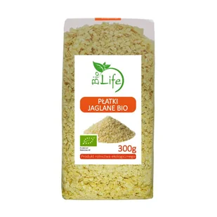 BioLife BIOLIFE PŁATKI JAGLANE BIO 300G BL709 - Zdrowa żywność BioLife BIOLIFE PŁATKI JAGLANE BIO 300G BL709 - Zdrowa żywność - miniaturka - grafika 1
