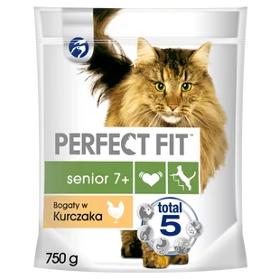 Perfect Fit Senior 7+ 0,75 kg - Sucha karma dla kotów Perfect Fit Senior 7+ 0,75 kg - Sucha karma dla kotów - miniaturka - grafika 1