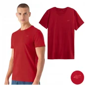 Koszulki męskie - Koszulka Męska 4F Sportowa T-Shirt Bawełna M - miniaturka - grafika 1