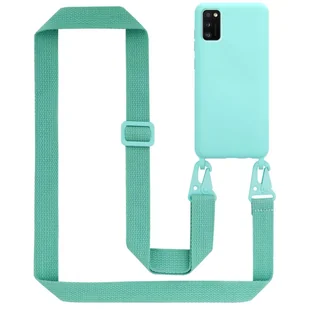 Łańcuszek Etui Do Samsung Galaxy A51 4G / M40s Pokrowiec w LIQUID TURKUS Silicone TPU Obudowa Ochronny Cadorabo - Etui i futerały do telefonów - miniaturka - grafika 1