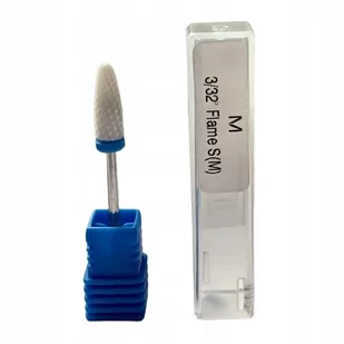 Frez ceramiczny hybryda manicure łezka niebieski - Frezarki do paznokci - miniaturka - grafika 1