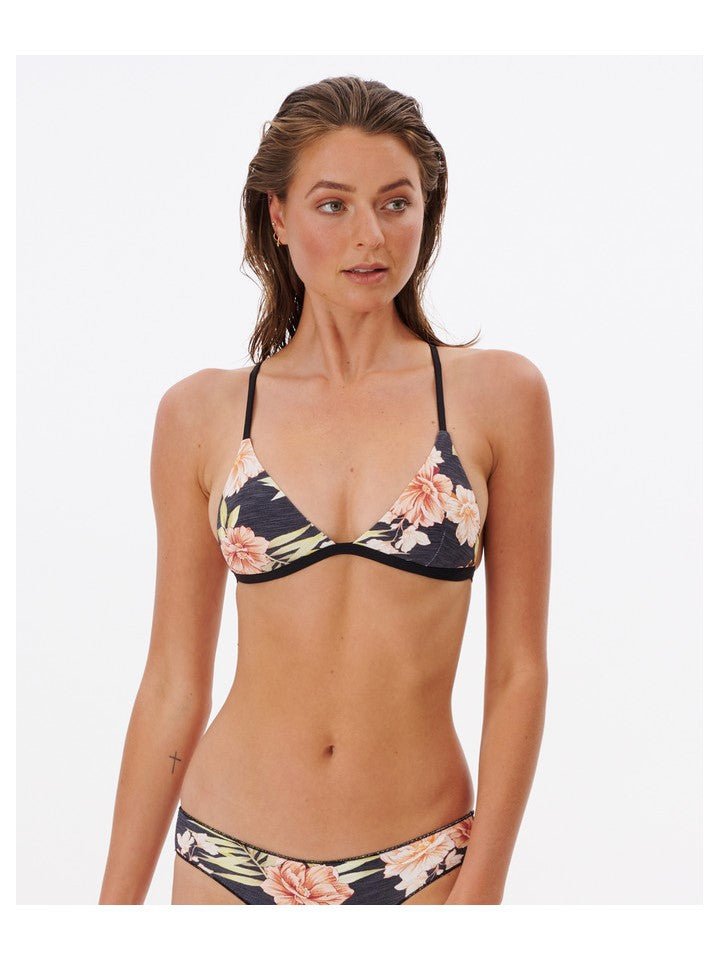 Biustonosz kąpielowy RIP CURL Sol Seeker Cross Back Tri czarny S