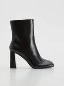 Kozaki damskie - Reserved - Botki na obcasie - czarny - miniaturka - grafika 1