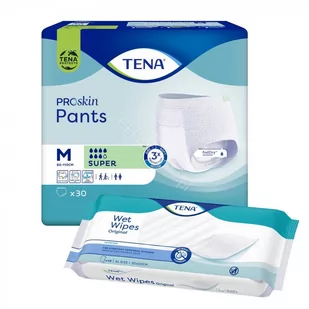 SCA Tena SCA HYGIENE PRODUCTS SP Z O.O Majtki chłonne Pants Super M 30 szt - Pieluchy dla dorosłych - miniaturka - grafika 1