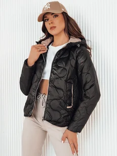 Kurtka damska czarna Dstreet TY4240-XL - Kurtki damskie - miniaturka - grafika 1