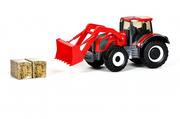 Samochody i pojazdy dla dzieci - Teama Traktor Gigant Spychacz 1:16 czerwony - miniaturka - grafika 1