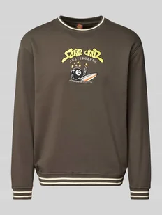 Bluza z prążkowanymi wykończeniami model ‘WINKOWSKI’ - Bluzy męskie - miniaturka - grafika 1