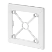 Kratki wentylacyjne - Ramka do panelu RW125 fi125 biała - miniaturka - grafika 1