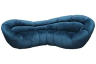 Sofy i kanapy - Sofa Owalna Prunk Tapicerowana I Pikowana Granatowa 280 Cm B 8658 - miniaturka - grafika 1