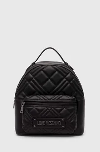Love Moschino plecak damski kolor czarny mały gładki JC4148PP1LLA0000 - Plecaki - miniaturka - grafika 1