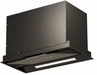 Okapy kuchenne - Okap szafkowy Maan Hyperion Slider Silent 60 Czarny - miniaturka - grafika 1