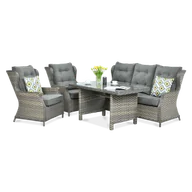 Meble ogrodowe - Focus Garden Meble technorattanowe GARDEN Trivento 3 Melange - miniaturka - grafika 1