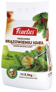 FRUCTUS Nawóz przeciw brązowieniu igieł 2,5 kg - Nawozy ogrodnicze - miniaturka - grafika 1