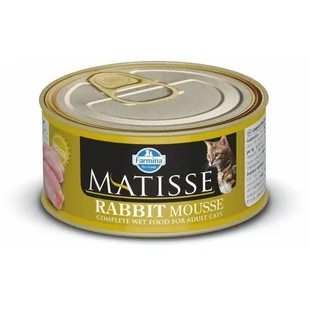 Matisse Farmina Mousse Premium z królikiem 85gr - Mokra karma dla kotów - miniaturka - grafika 1