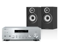 Zestawy stereo - Yamaha R-N600A (srebrny) + 607 S3 (czarny) - miniaturka - grafika 1