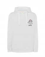 Bluzy męskie - BLUZA Z MALTESE IMIĘ PSA HAFT OVER SIZE BIAŁA 3XL PREZENT URODZINY - miniaturka - grafika 1