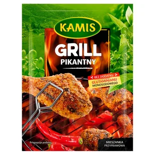 Kamis GRILL PIKANTNY 25G 61877718 - Przyprawy i zioła sypkie - miniaturka - grafika 1