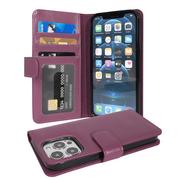 Etui i futerały do telefonów - Pokrowiec Do Apple Iphone 13 Pro Max W Bordeaux Fioletowy Etui Ochronny Magnet Obudowa Case Cover Cadorabo - miniaturka - grafika 1