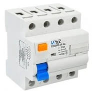 Bezpieczniki elektryczne - LC wyłącznik różnicowo-prądowy 3-faz. 4P 63A 30mA - 6kA LC - miniaturka - grafika 1