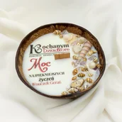 Świece - Prezent dla Dziadków / Świeca w kokosie /Personalizacja - miniaturka - grafika 1