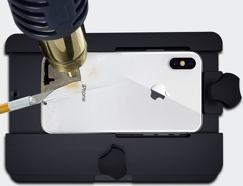 Apple Techrebal UCHWYT MONTAŻOWY WYMIANA LCD TYLNI PANEL IPHONE
