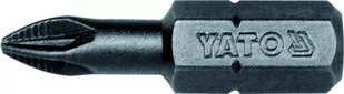 YATO Końcówki wkrętakowe 1/4x25 mm, pz1, 50 szt YT-7810 - Akcesoria do elektronarzędzi - miniaturka - grafika 4