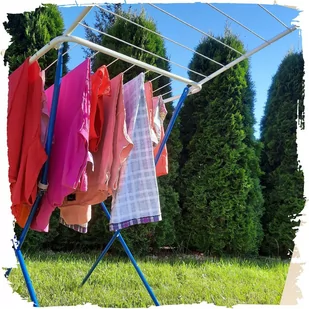 Zestaw do prania - suszarka na bieliznę Florina Amanda + klamerki - Suszarki na ubrania - miniaturka - grafika 2