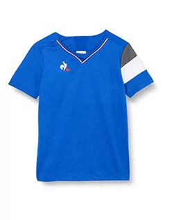 Koszulki i topy damskie - Le Coq Sportif Le Coq Sportif damska N°5 Maillot Match Premium Ss Enfant Coba koszulka, kobalt, 6A 1821536 - grafika 1