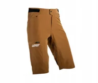 Spodenki rowerowe - Leatt spodenki rowerowe Mtb Enduro 1.0 Peanut XL - miniaturka - grafika 1