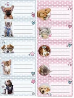 Szkolne artykuły papiernicze - BENIAMIN Naklejki na zeszyty The Sweet Pets Kids - Beniamin - miniaturka - grafika 1