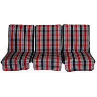 Poduszki ogrodowe - Poduszka na huśtawkę YEGO DESIGN Scott 180 x 110 x 10 cm Czerwono-szary - miniaturka - grafika 1