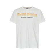 Koszulki męskie - Blend Męski T-shirt T-shirt, 110602/Snow biały, L, 110602/Snow White, L - miniaturka - grafika 1