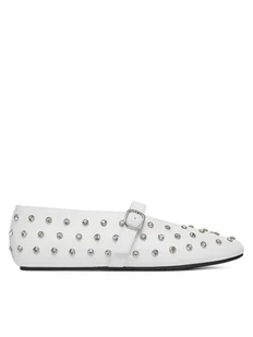 Badura Baleriny NASTU-D005-68-5 Biały - Baleriny - miniaturka - grafika 1