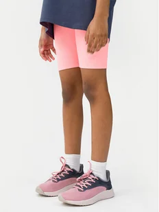 4F Szorty sportowe 4FJWSS24TTIGF134 Pomarańczowy Slim Fit - Spodenki damskie - miniaturka - grafika 1