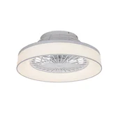 Wentylatory sufitowe - QAZQA Wentylator sufitowy biały z diodą LED i pilotem - Emily - miniaturka - grafika 1