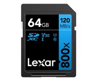 Karty pamięci - Lexar 64GB 800x Professional SDXC UHS-I U3 V30 - miniaturka - grafika 1